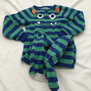 Monster Footed Fleece Sleeper